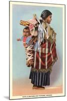Navajo Mother and Papoose-null-Mounted Art Print