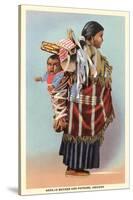 Navajo Mother and Papoose-null-Stretched Canvas