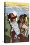 Navajo Mother with Papoose-null-Stretched Canvas