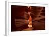 Navajo Nation, Eroded Sandstone Formations in Upper Antelope Canyon-David Wall-Framed Photographic Print