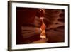 Navajo Nation, Eroded Sandstone Formations in Upper Antelope Canyon-David Wall-Framed Photographic Print