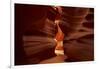 Navajo Nation, Eroded Sandstone Formations in Upper Antelope Canyon-David Wall-Framed Photographic Print