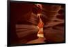 Navajo Nation, Eroded Sandstone Formations in Upper Antelope Canyon-David Wall-Framed Photographic Print