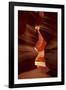 Navajo Nation, Eroded Sandstone Formations in Upper Antelope Canyon-David Wall-Framed Photographic Print