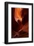 Navajo Nation, Eroded Sandstone Formations in Upper Antelope Canyon-David Wall-Framed Photographic Print