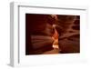 Navajo Nation, Eroded Sandstone Formations in Upper Antelope Canyon-David Wall-Framed Photographic Print