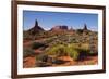 Navajo Nation, Monument Valley, Landscape of Mitten Rock Formations-David Wall-Framed Photographic Print