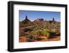 Navajo Nation, Monument Valley, Landscape of Mitten Rock Formations-David Wall-Framed Photographic Print