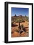 Navajo Nation, Monument Valley, Landscape of Mitten Rock Formations-David Wall-Framed Photographic Print