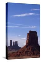 Navajo Nation, Monument Valley, Mitten Rock Formations-David Wall-Stretched Canvas