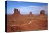 Navajo Nation, Monument Valley, Mittens and Valley Scenic Drive-David Wall-Stretched Canvas