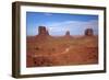 Navajo Nation, Monument Valley, Mittens and Valley Scenic Drive-David Wall-Framed Photographic Print