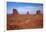 Navajo Nation, Monument Valley, Mittens and Valley Scenic Drive-David Wall-Framed Photographic Print