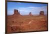 Navajo Nation, Monument Valley, Mittens and Valley Scenic Drive-David Wall-Framed Photographic Print