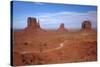 Navajo Nation, Monument Valley, Mittens and Valley Scenic Drive-David Wall-Stretched Canvas