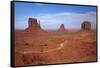 Navajo Nation, Monument Valley, Mittens and Valley Scenic Drive-David Wall-Framed Stretched Canvas