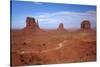 Navajo Nation, Monument Valley, Mittens and Valley Scenic Drive-David Wall-Stretched Canvas