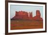 Navajo Nation, Monument Valley, Night over Mitten Rock Formations-David Wall-Framed Photographic Print