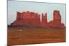 Navajo Nation, Monument Valley, Night over Mitten Rock Formations-David Wall-Mounted Photographic Print