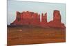 Navajo Nation, Monument Valley, Night over Mitten Rock Formations-David Wall-Mounted Premium Photographic Print