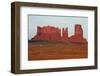 Navajo Nation, Monument Valley, Night over Mitten Rock Formations-David Wall-Framed Photographic Print