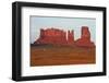 Navajo Nation, Monument Valley, Night over Mitten Rock Formations-David Wall-Framed Photographic Print
