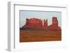 Navajo Nation, Monument Valley, Night over Mitten Rock Formations-David Wall-Framed Photographic Print