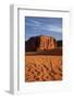 Navajo Nation, Monument Valley, Sand Dunes and Rock Outcrop-David Wall-Framed Photographic Print