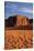 Navajo Nation, Monument Valley, Sand Dunes and Rock Outcrop-David Wall-Stretched Canvas