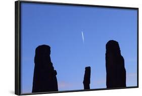 Navajo Nation, Monument Valley, the Three Sisters Spires-David Wall-Framed Photographic Print