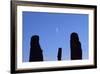 Navajo Nation, Monument Valley, the Three Sisters Spires-David Wall-Framed Photographic Print