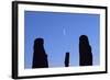 Navajo Nation, Monument Valley, the Three Sisters Spires-David Wall-Framed Photographic Print