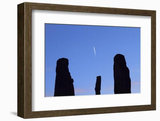 Navajo Nation, Monument Valley, the Three Sisters Spires-David Wall-Framed Photographic Print