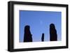 Navajo Nation, Monument Valley, the Three Sisters Spires-David Wall-Framed Photographic Print