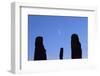 Navajo Nation, Monument Valley, the Three Sisters Spires-David Wall-Framed Photographic Print