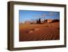 Navajo Nation, Monument Valley, Yei Bi Chei and Totem Pole Rock Column-David Wall-Framed Photographic Print