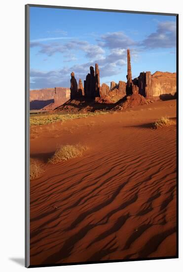 Navajo Nation, Monument Valley, Yei Bi Chei and Totem Pole Rock Column-David Wall-Mounted Photographic Print