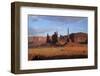 Navajo Nation, Monument Valley, Yei Bi Chei and Totem Pole Rock Column-David Wall-Framed Photographic Print