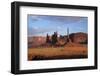 Navajo Nation, Monument Valley, Yei Bi Chei and Totem Pole Rock Column-David Wall-Framed Photographic Print