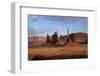 Navajo Nation, Monument Valley, Yei Bi Chei and Totem Pole Rock Column-David Wall-Framed Photographic Print