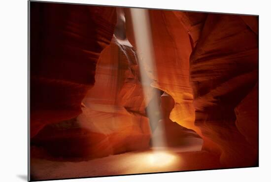 Navajo Nation, Shaft of Light and Eroded Sandstone in Antelope Canyon-David Wall-Mounted Photographic Print