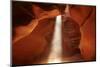 Navajo Nation, Shaft of Light and Eroded Sandstone in Antelope Canyon-David Wall-Mounted Photographic Print