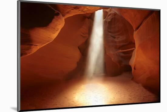 Navajo Nation, Shaft of Light and Eroded Sandstone in Antelope Canyon-David Wall-Mounted Photographic Print