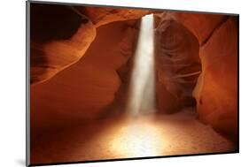 Navajo Nation, Shaft of Light and Eroded Sandstone in Antelope Canyon-David Wall-Mounted Photographic Print