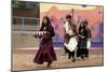 Navajo Pollen Trail Dancers Honoring Weavers with the Sash and Rug Dance at the Gallup Intertribal-null-Mounted Giclee Print