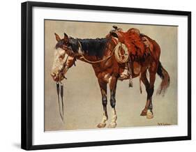 Navajo Pony-William R^ Leigh-Framed Art Print