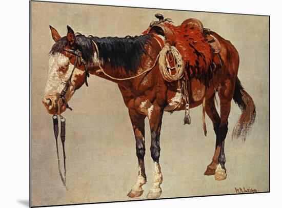 Navajo Pony-William R^ Leigh-Mounted Art Print