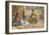 Navajo Rug Weavers, New Mexico-null-Framed Art Print