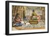 Navajo Rug Weavers, New Mexico-null-Framed Art Print