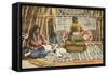 Navajo Rug Weavers, New Mexico-null-Framed Stretched Canvas